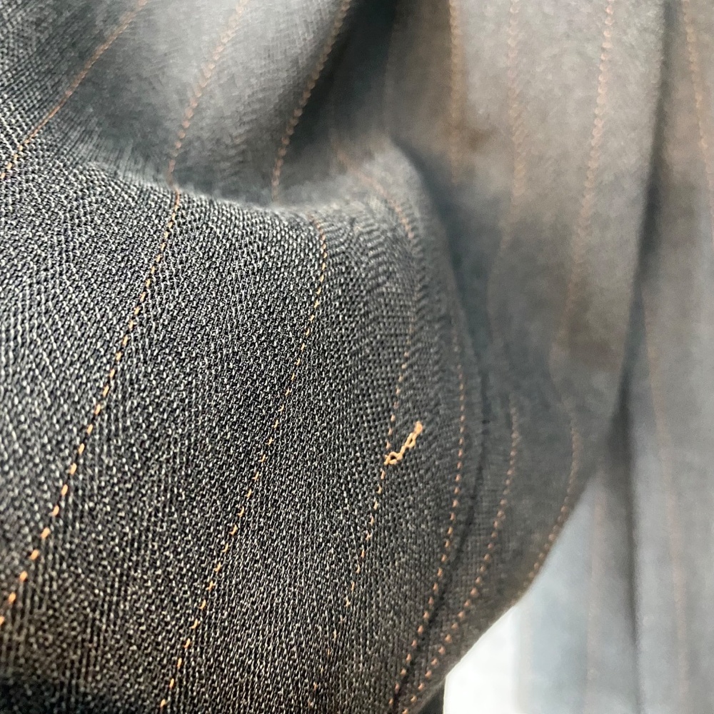 Garfield & Marks Size 10 • Brown Pinstripe Pantsuit • 2 Piece Jacket Pants - Picture 9 of 16